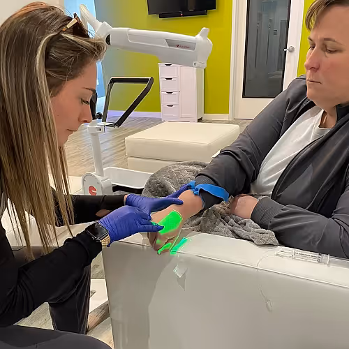 Customers of The DRIPBaR receive IV therapy to reduce oxidative stress through glutathione infusions.