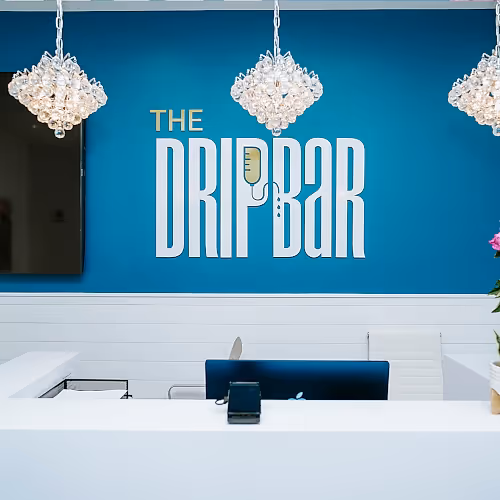 Front desk at The DRIPBaR