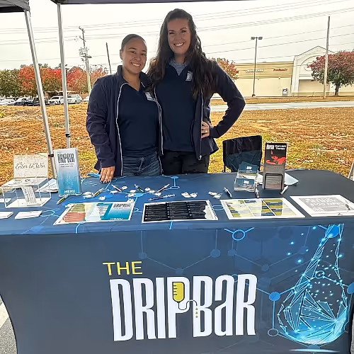 Licensed nurses at The DRIPBaR Hammond preparing nutrient infusions with care and expertise.