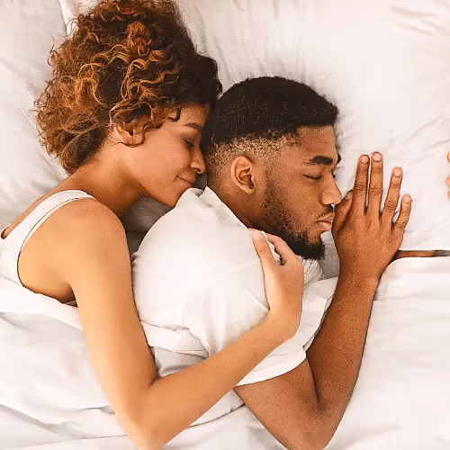 Person resting peacefully after therapy session supporting muscle relaxation and recovery.